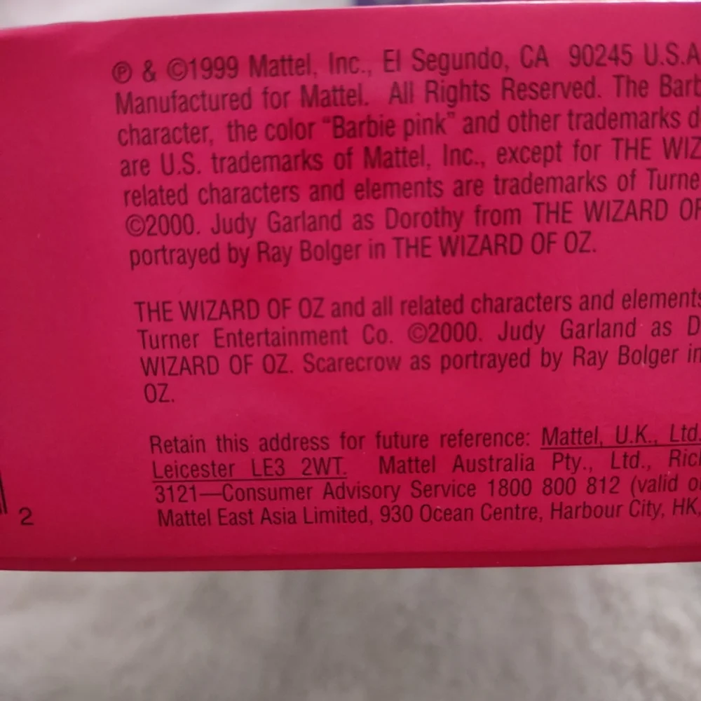 Mattel Doll Ken 1999 tin man wizard of Oz New with box - Picture 3 of 8